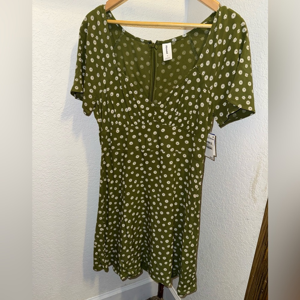 Green Floral Dress